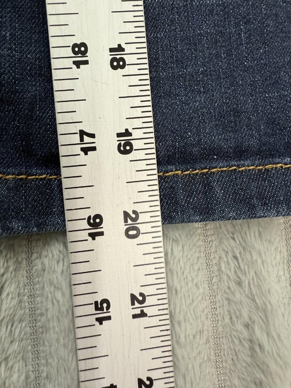 Wrangler Denim A-Line Jean Skirt Womens 10 Blue Knee Length Pockets Western Chic - Picture 6 of 11